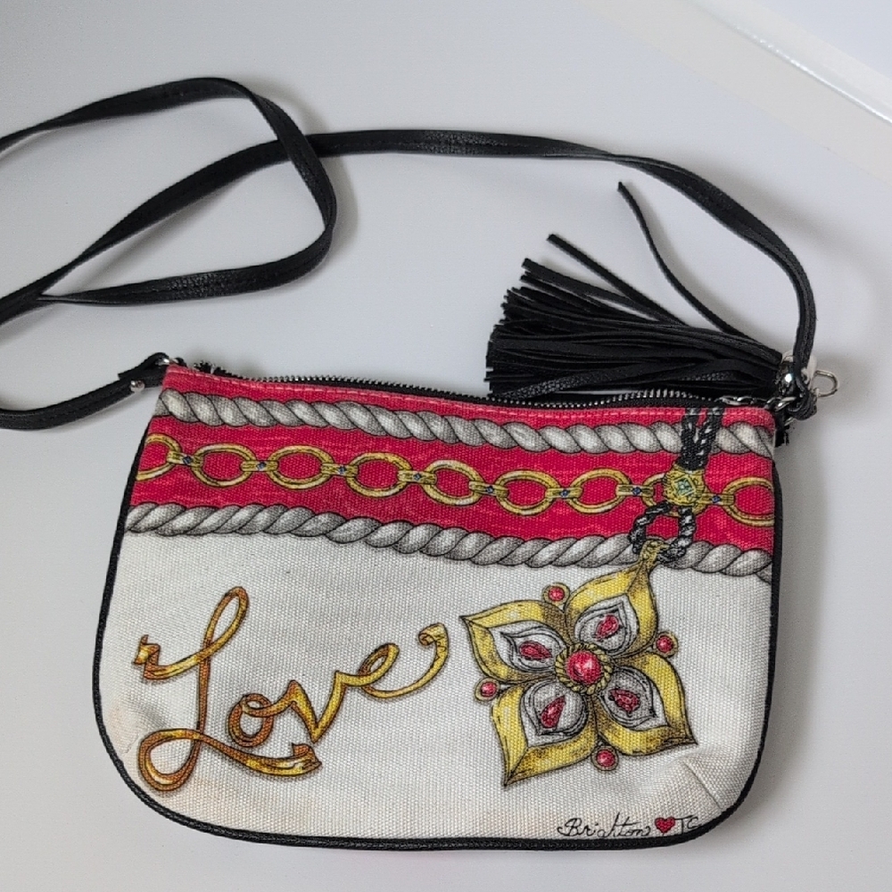 Black and Red Crossbody Bag